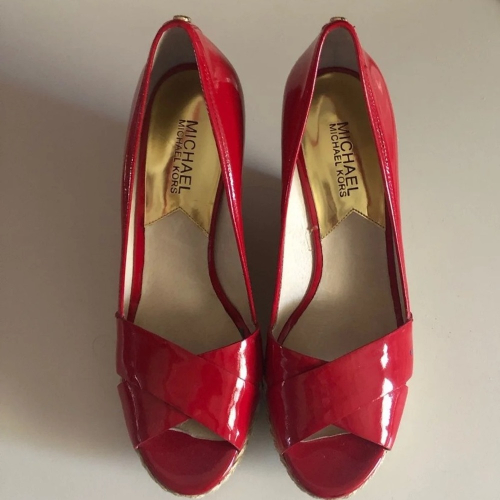 Michael Kors Peep Toed Wedges